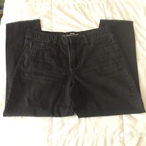 Universal Thread High Rise Straight Black Jeans